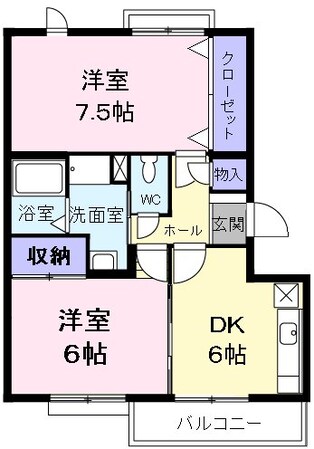 コートエレガンスＪの物件間取画像